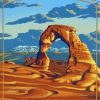 Delicate Arch Poster Paint By Numbers