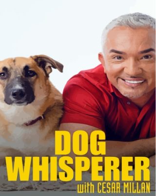 Dog Whisperer with Cesar Millan Poster Paint By Numbers