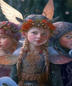 Fairy Angels Paint By Numbers