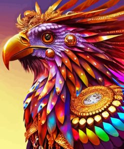 Fantasy Eagle Bird Paint By Numbers