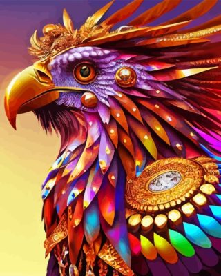 Fantasy Eagle Bird Paint By Numbers