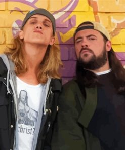 Jay And Silent Bob Film Characters Paint By Numbers