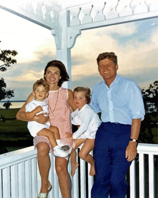 Jfk And Jackie Family Paint By Numbers