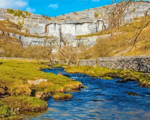 Malham Cove Paint By Numbers