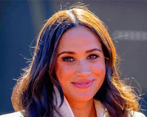 Meghan Markle American Actress Paint By Numbers