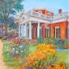 Monticello Spring Art Paint By Numbers