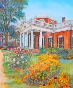 Monticello Spring Art Paint By Numbers