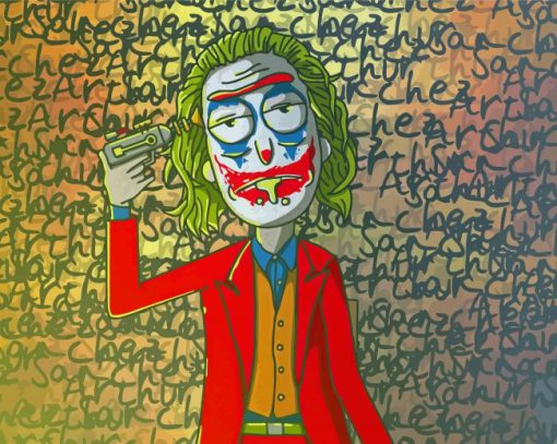 Morty Joker Paint By Numbers