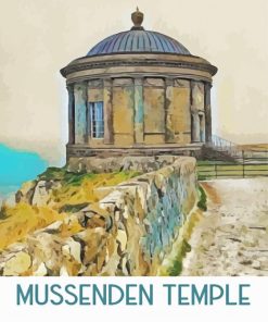 Mussenden Temple Co Derry Art Paint By Numbers