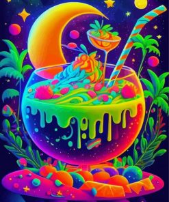 Neon Juice Paint By Numbers