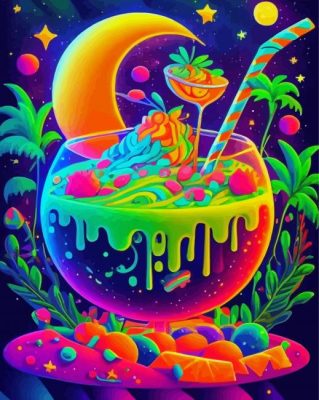 Neon Juice Paint By Numbers