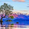 New Zealand Wanaka Lake View Paint By Numbers