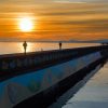 Ogden Point Breakwater Sunset Paint By Numbers