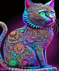 Ornamental Cat Paint By Numbers