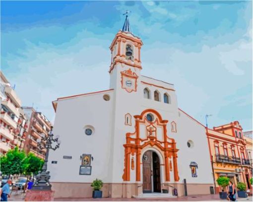 Parish In Huelva Spain Paint By Numbers