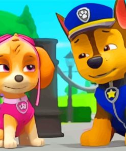 Paw Patrol Paint By Numbers