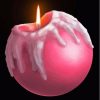 Pink Melting Candle Paint By Numbers