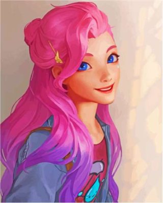 Seraphine League Of Legends Game Paint By Numbers