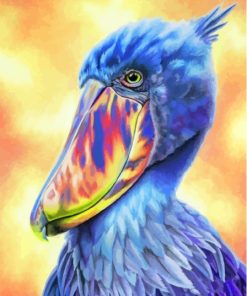 Shoebill Bird Art Paint By Numbers