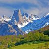 Snowy Picos De Europa Mountains Paint By Numbers