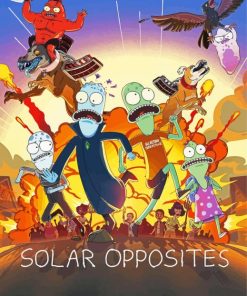 Solar Opposites Animated Sitcom Paint By Numbers