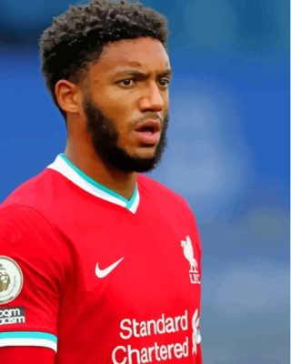 The Footballer Joe Gomez Paint By Numbers