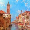 Vintage Venice Landscape House Paint By Numbers