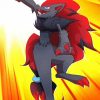 Zoroark Pokemon Character Paint By Numbers