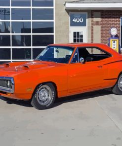 1970 Super Bee Hemi Orange Car Paint By Numbers