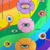 Aesthetic Flowers Eyes Paint By Numbers