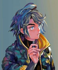 Aesthetic Mikazuki Paint By Numbers