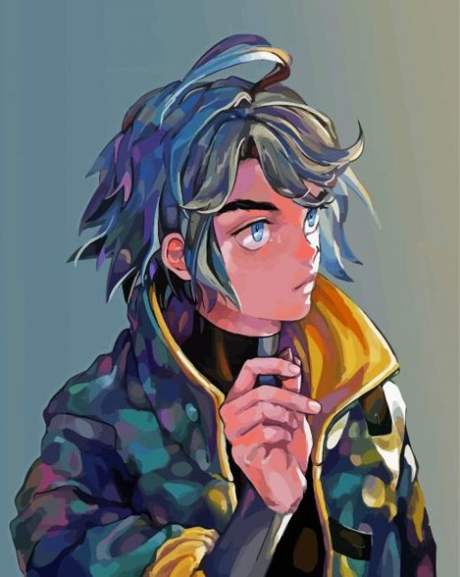 Aesthetic Mikazuki Paint By Numbers