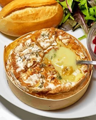 Air Fryer Baked Camembert Paint By Numbers