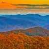 Appalachian Mountains In Autumn Paint By Numbers