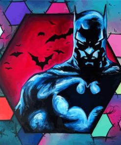 Batman Animation Pop Art Paint By Numbers