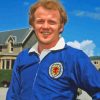 Billy Bremner With Blue T-shir For Painting By Numbers