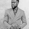 Black And White Kevin Hart Paint By Numbers