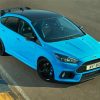 Blue Ford Focus RS Paint By Numbers