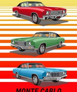 Chevy Monte Carlo Cars Paint By Numbers