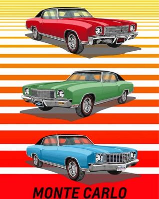 Chevy Monte Carlo Cars Paint By Numbers