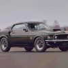 Classic Black 1969 Ford Mustang Fastback Paint By Numbers