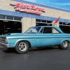 Classic Blue Plymouth Belvedere Paint By Numbers