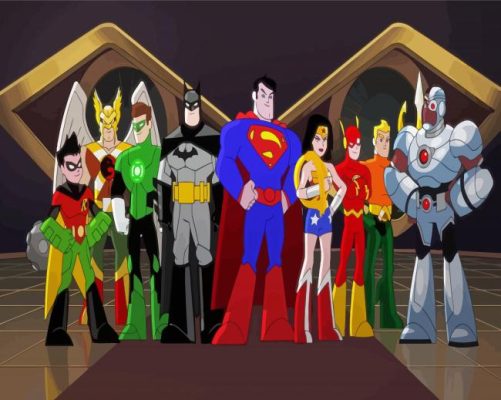 DC Super Friends Paint By Numbers