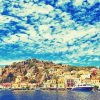 Halki Landscape Paint By Numbers