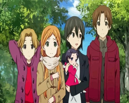 Kokoro Connect Paint By Numbers