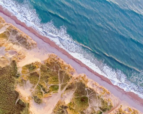 Llangennith Beach Paint By Numbers