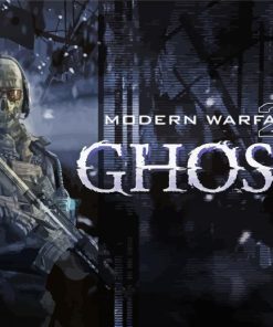 Modern Warfare Ghost Paint By Numbers