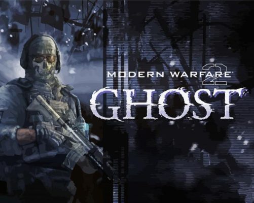 Modern Warfare Ghost Paint By Numbers