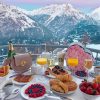 Morning Breakfast In The Alps Mountains Paint By Numbers