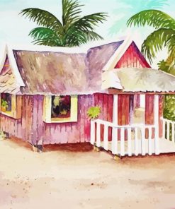 Nipa Hut Paint By Numbers